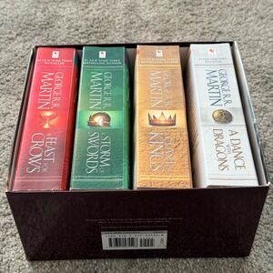 George RR Martin A Song of Ice and Fire 4 Book Box Set Game of Thrones Paperback